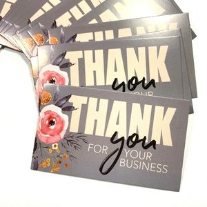 30pcs Thank You Cards. Small Business Cards. Shipping Supplies Product Packaging